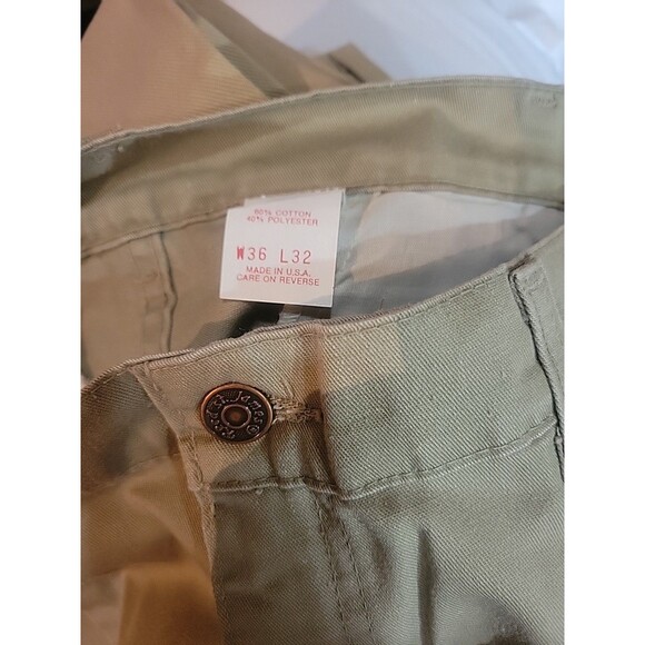 NWT Reed St James Mens Pleated Front Straight Leg Dress Pants Slacks‎ 36X32 Vtg - Picture 10 of 10